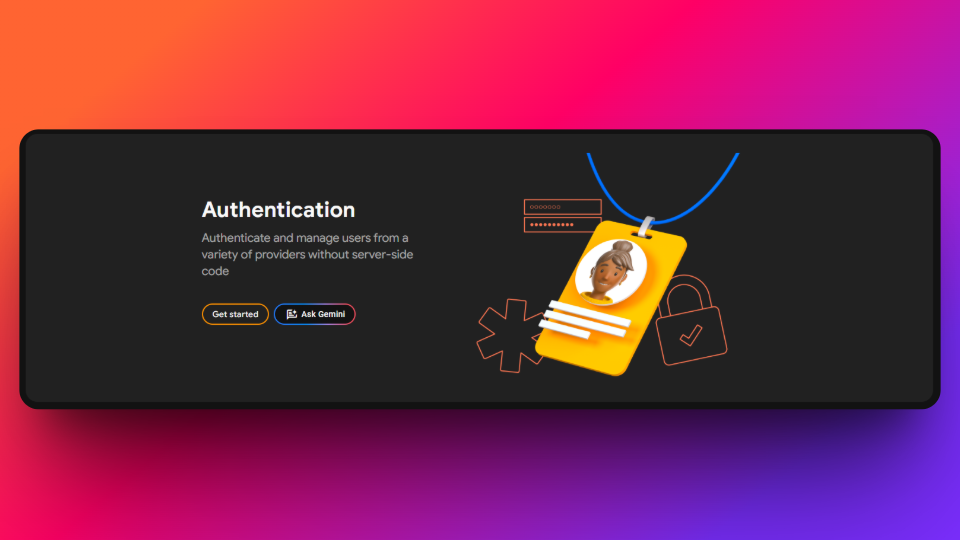 Firebase auth getting started